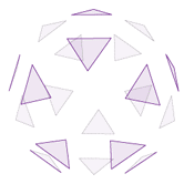 An exploded icosahedron...
