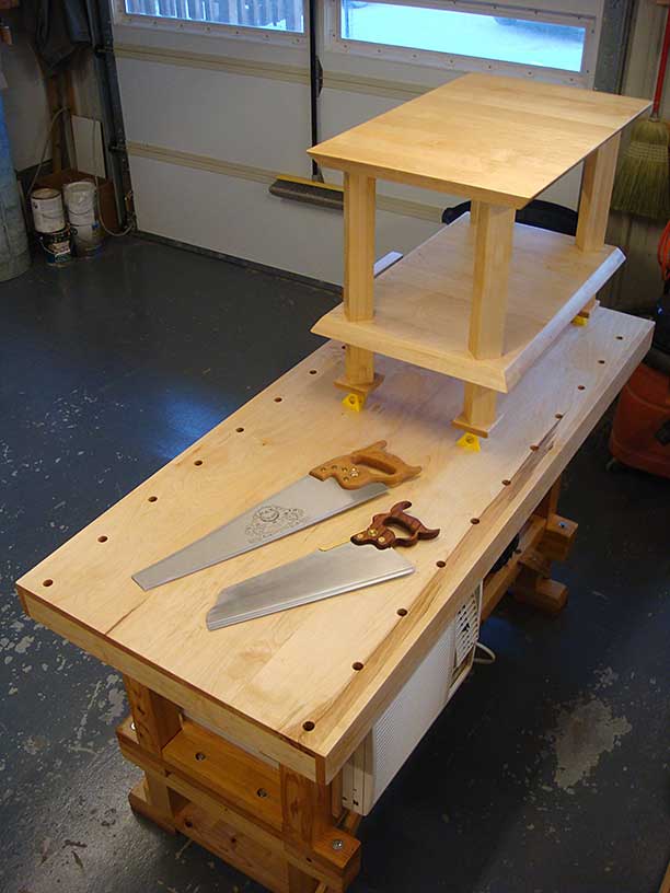 Oiled workbench